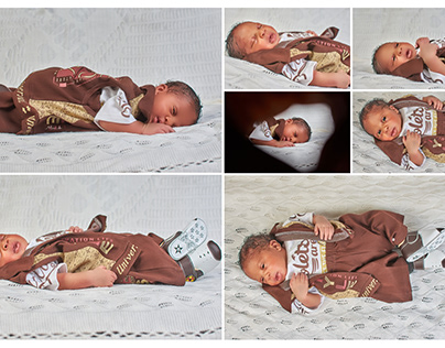 Newborn Babes Photo Collage