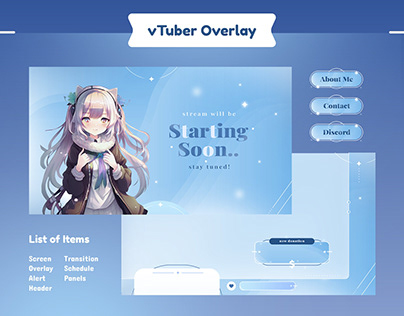 Cerulean Animated Stream Package