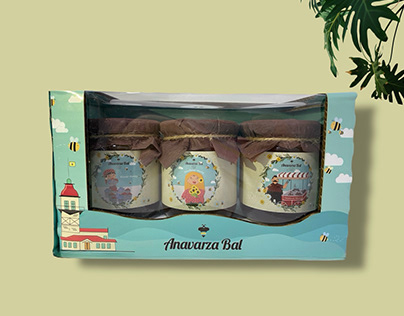 Project thumbnail - Anavarza Honey Packaging Design