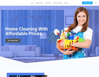 Cleaning Website Template - Ahshanul Khan