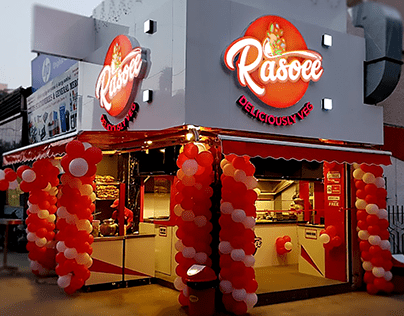 Rasoee - Complete Branding for Fast Food Veg Restaurant