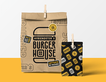Friendster's Burger House | Logo and Brand Identity