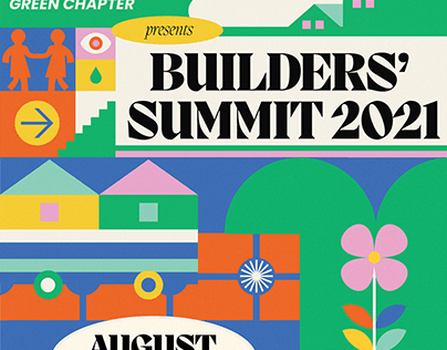 Builders' Summit 2021 Main Poster Illustration