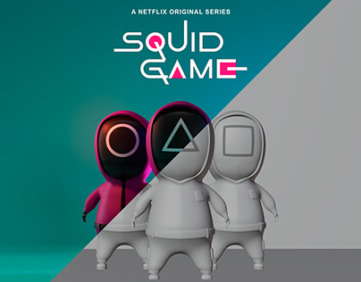 Squid Game - Blender & Adobe Photoshop