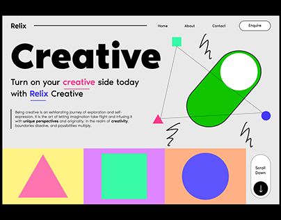Creative agency website!