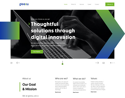 Geexu Web design