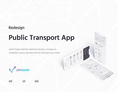 Public Transport App - JakDojade Redesign