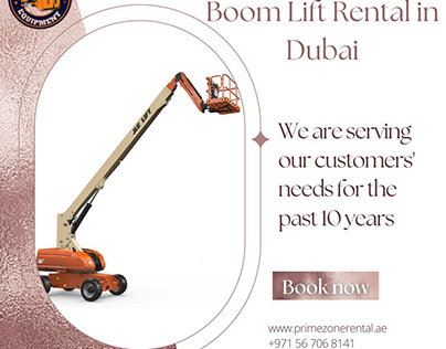 Equipment Rental - Boom Lift Rental in Dubai