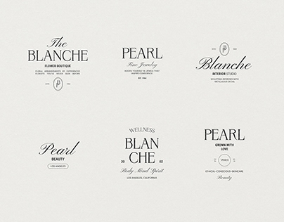 Blanche Logo Kit | Minimalist & Modern Logos Ai Eps Psd