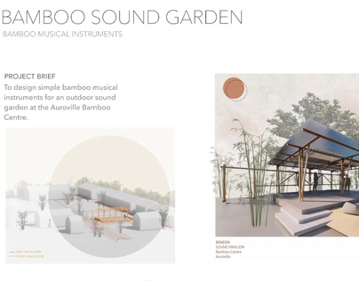 Outdoor Bamboo Sound Garden