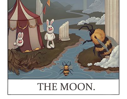 Tarot card "the moon"