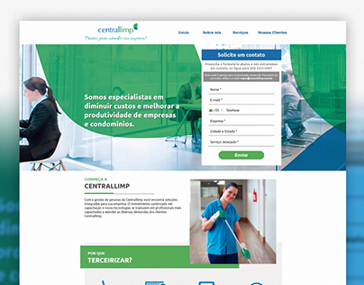 Landing page & digital marketing | Centrallimp