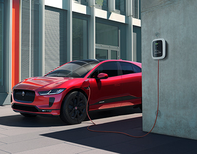 Jaguar I-Pace / Charging / Automotive CGI