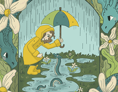 A Pond Dragon, cover illustration