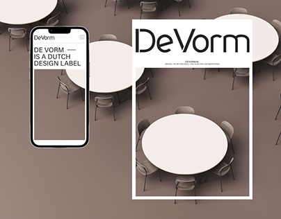 DeVorm corporate website redesign