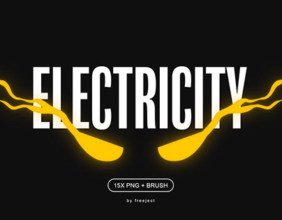 Free Download 15 Electricity Photoshop Brush & PNG