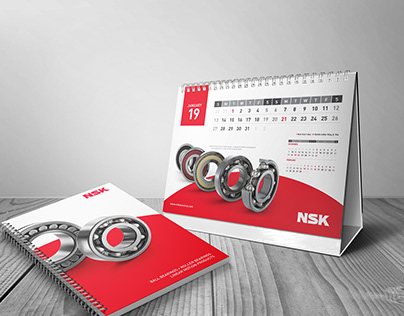 NSK A-Frame Calendar and Spiral Ball Bearing