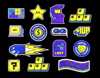 Retrogaming - Stickers & Badges