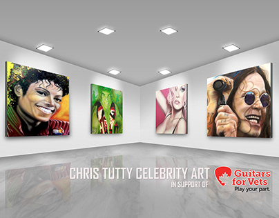 Chris Tutty Celebrity Art