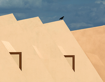 Desert Hotel - Minimalist architectural photography