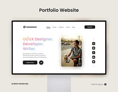 Portfolio UI/UX Design | Mark Vassilevskiy