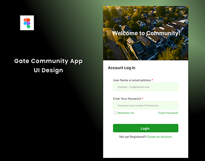 Gate Community App Design