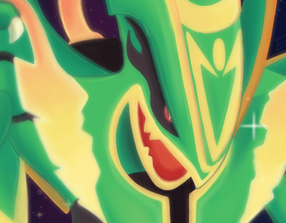 Rayquaza Painting