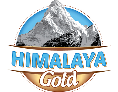 Himalaya Gold Salt logo and package design