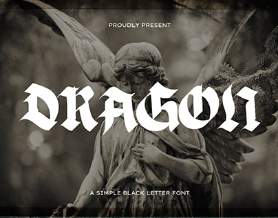 Dragon | Simple Blackletter Font