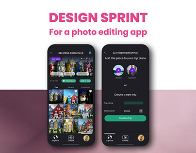 Design Sprint for a Photo Editing App