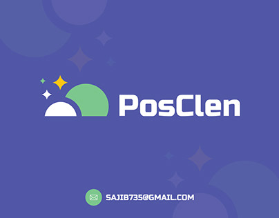 PosClen | POS Management software logo design
