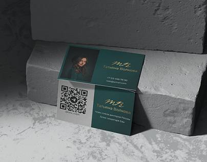 business card for announcer / graphic design
