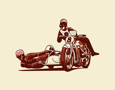 old motorcycle racing