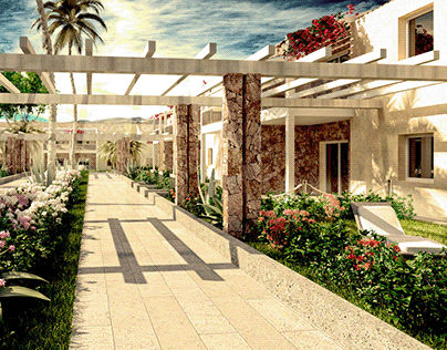 Residence Isola Rossa - Sardinia | 3D Illustration