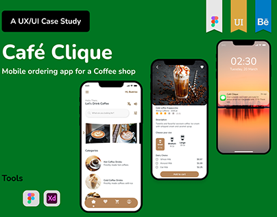 Coffee App UI UX Case Study