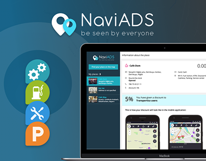 NaviAds — Place your business on the maps of mobile app