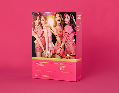 miss A 'Colors' Album Packaging
