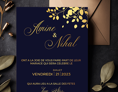 invitation for a wedding