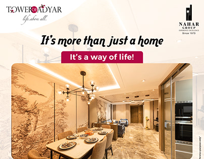 Ready To Occupy Apartments In Chennai - Tower of Adyar