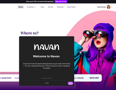 Navan Interactive Product Tour