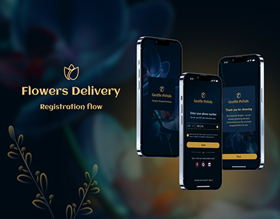 Flowers Delivery | Mobile App | Registration Flow