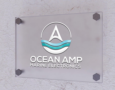 marine electronics logo design