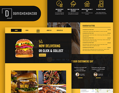 Abu Zayds Restaurant Website Design