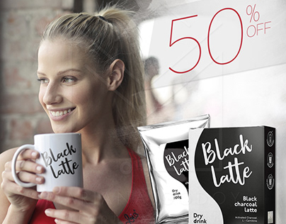 Black Latte Ad Banners
