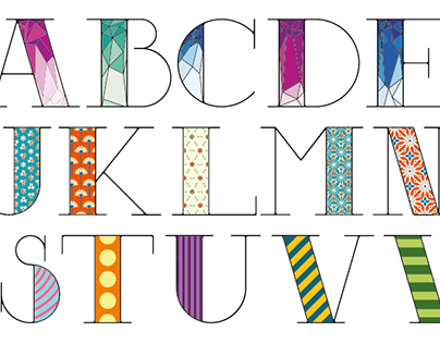Five variations of font decoration