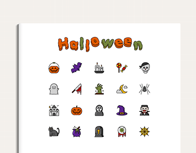 Halloween Icon | UI Iconography 圖標設計