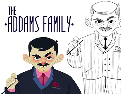 ADDAMS FAMILY - CHARACTER DESIGN ANIMATION