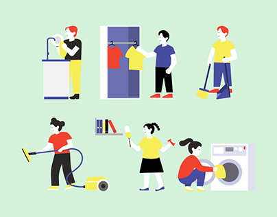 Flat Kids and Household Chores