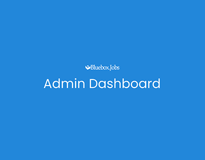 Bluebox.Jobs - Admin Dashboard (For Employer)