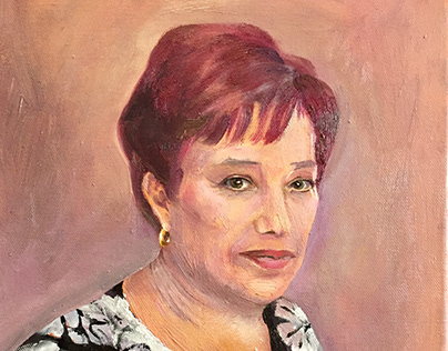 Портрет женщины маслом. 30*40, 2019г.